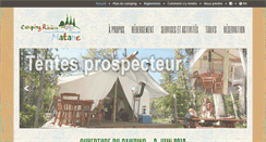 Desktop Screenshot of campingmatane.com